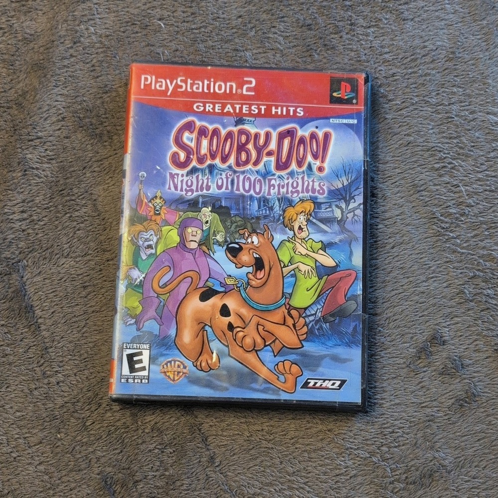 Scooby-Doo Night of 100 Frights PS2 PlayStation 2 Greatest Hits CIB Complete